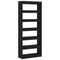 vidaXL Black Oak Bookshelf Black oak Engineered Wood 80 x 30 x 198 cm