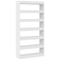 vidaXL White Bookshelf White Engineered wood 100 x 30 x 198 cm Shelving