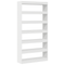 vidaXL White Bookshelf White Engineered wood 100 x 30 x 198 cm Shelving