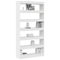 vidaXL White Bookshelf White Engineered wood 100 x 30 x 198 cm Shelving