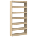 vidaXL Bookcase Sonoma Oak Engineered Wood 100 x 30 x 198 cm Shelving
