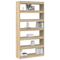 vidaXL Bookcase Sonoma Oak Engineered Wood 100 x 30 x 198 cm Shelving