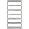vidaXL Bookcase Grey Engineered wood 100 x 30 x 198 cm Bookshelf