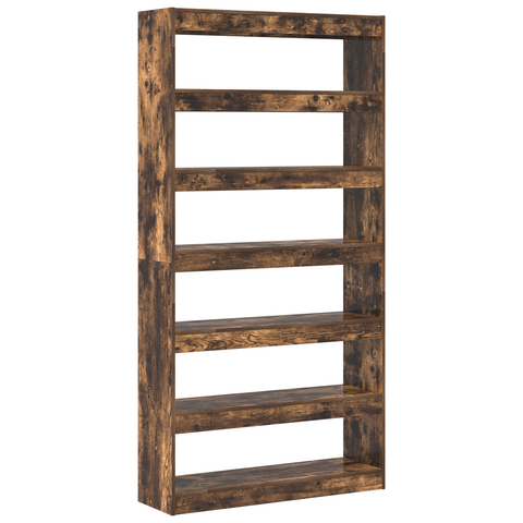 vidaXL Brown Bookshelf Brown Engineered wood 100 x 30 x 198 cm