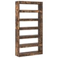 vidaXL Brown Bookshelf Brown Engineered wood 100 x 30 x 198 cm