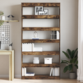 vidaXL Brown Bookshelf Brown Engineered wood 100 x 30 x 198 cm