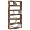 vidaXL Brown Bookshelf Brown Engineered wood 100 x 30 x 198 cm