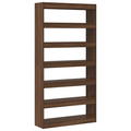 vidaXL Bookcase Brown oak Engineered wood 100 x 30 x 198 cm