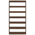 vidaXL Bookcase Brown oak Engineered wood 100 x 30 x 198 cm
