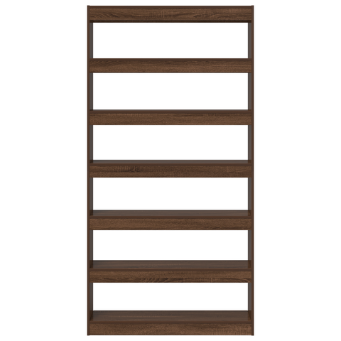 vidaXL Bookcase Brown oak Engineered wood 100 x 30 x 198 cm