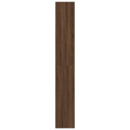 vidaXL Bookcase Brown oak Engineered wood 100 x 30 x 198 cm