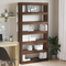 vidaXL Bookcase Brown oak Engineered wood 100 x 30 x 198 cm