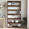 vidaXL Bookcase Brown oak Engineered wood 100 x 30 x 198 cm