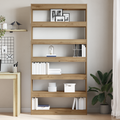 vidaXL Bookcase Artisan oak Solid wood 100 x 30 x 198 cm Bookshelves