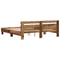 vidaXL Bed Frame Rustic Old Wood Solid Reclaimed Wood 200 x 200 cm Tough