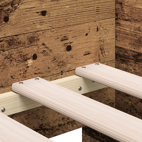 vidaXL Daybed Old wood Engineered wood 100 x 200 cm Durable