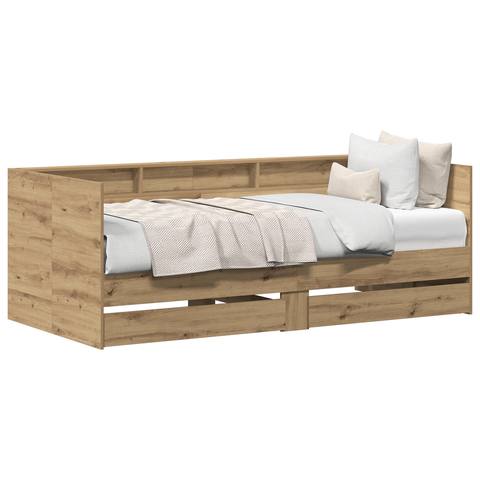 vidaXL Daybed in Artisan Oak Artisan oak Engineered wood 100 x 200 cm