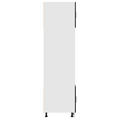 vidaXL Kitchen Cabinet Black oak Engineered wood 60 x 57 x 207 cm