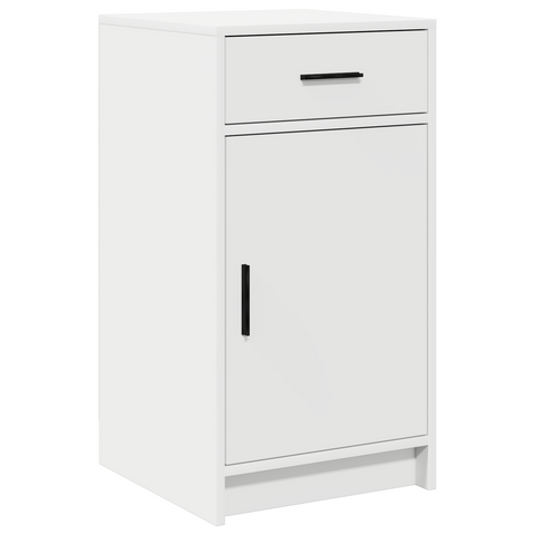 vidaXL 2 Piece Dressing Table Set with LED White Engineered Wood