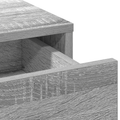 vidaXL 2-Piece Dressing Table Set with LED - Grey Sonoma Engineered Wood
