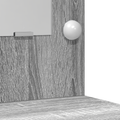 vidaXL 2-Piece Dressing Table Set with LED - Grey Sonoma Engineered Wood