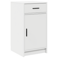 vidaXL 2-Piece Dressing Table Set with LED - White Engineered Wood