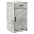 vidaXL 2-Piece Dressing Table Set with LED in Concrete Grey Engineered Wood