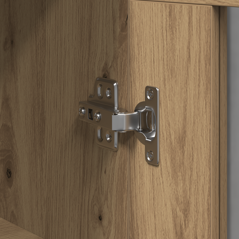 vidaXL Wall Mounted Cabinets 2 pcs Artisan Oak 69,5x34x90 cm Engineered Wood