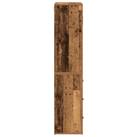 vidaXL Highboard Old Wood 80x33x150 cm Engineered Wood
