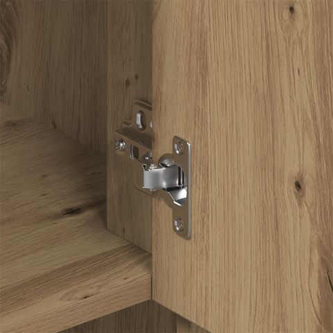 vidaXL Highboard Artisan Oak 80x33x150 cm Engineered Wood