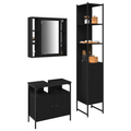 vidaXL 3-Piece Dressing Table Set in Grey Sonoma Engineered Wood