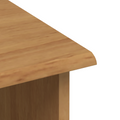 vidaXL Hutch 'ASKIM'Honey Brown 91x40x183 cm Solid Wood Pine