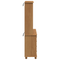 vidaXL Hutch 'ASKIM'Honey Brown 91x40x183 cm Solid Wood Pine