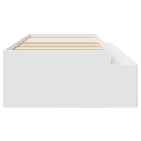 vidaXL Storage Bed Frame White 100x200 cm
