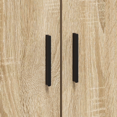 vidaXL Storage Bed Frame Sonoma Oak 100x200 cm