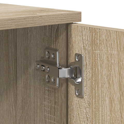 vidaXL Storage Bed Frame Sonoma Oak 90x200 cm