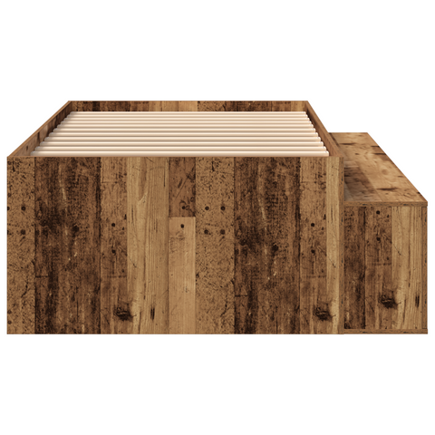 vidaXL Storage Bed Frame Artisan Oak 75x190 cm
