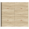 vidaXL Storage Bed Frame with Drawer with Headboard with Storage Sonoma oak 200 x 200 cm