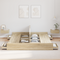 vidaXL Storage Bed Frame with Drawer with Headboard with Storage Sonoma oak 200 x 200 cm