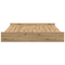 vidaXL Storage Bed Frame with Drawer with Headboard with Storage Artisan oak 200 x 200 cm