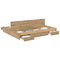vidaXL Storage Bed Frame with Drawer with Headboard with Storage Artisan oak 200 x 200 cm