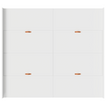 vidaXL Storage Bed Frame with Drawer with Headboard with Storage White 180 x 200 cm
