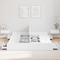 vidaXL Storage Bed Frame with Drawer with Headboard with Storage White 180 x 200 cm