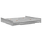 vidaXL Storage Bed Frame with Drawer with Headboard with Storage Grey sonoma 180 x 200 cm