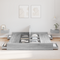 vidaXL Storage Bed Frame with Drawer with Headboard with Storage Grey sonoma 180 x 200 cm