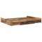 vidaXL Storage Bed Frame with Drawer with Headboard with Storage Old wood 140 x 200 cm