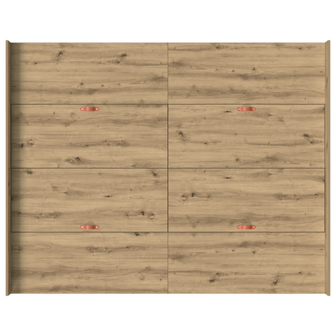 vidaXL Storage Bed Frame with Drawer Artisan oak 140 x 200 cm Melamine