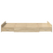 vidaXL Storage Bed Frame Sonoma oak 120 x 200 cm Engineered wood