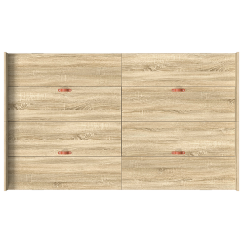 vidaXL Storage Bed Frame Sonoma oak 120 x 200 cm Engineered wood