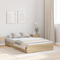 vidaXL Storage Bed Frame Sonoma oak 120 x 200 cm Engineered wood